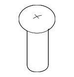 N10586401 - Body: Lamp Cover Bolt for Audi: A5 Quattro, Q3, Q3 Quattro, R8, RS5, S5, TT, TT Quattro, TT RS Quattro, TTS Quattro Image