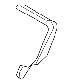 893502E000 - Body: Seat Back Pad for Hyundai Image