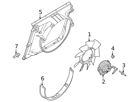 Cooling Fan for 2020 Ford F-250 Super Duty #0