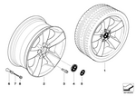 36116771255 - : Wheel, Alloy for BMW Image