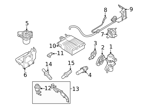 EGR & Related Components for 2010 Ford Focus #0