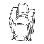 7XC50TX7AB - Body: Seat Back Cover for Dodge: Charger Daytona Image