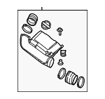 16576EA200 - : Duct Assembly for Nissan: Frontier, Pathfinder, Xterra Image