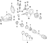 1243513408 - Universals &amp; Rear Axle: Differential Cover for Mercedes-Benz Image