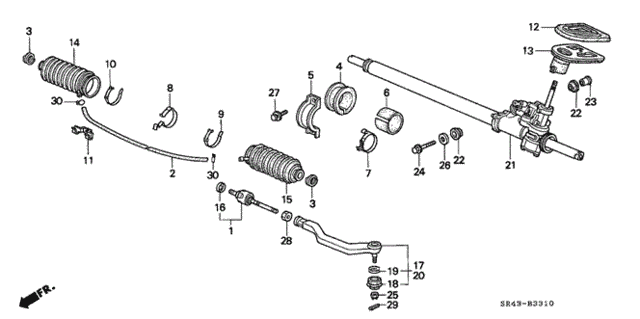 P.S. Gear Box for 1992 Honda Civic #0