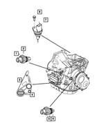 6501714 - Electrical: Hex Head Screw And Washer for Mopar Image
