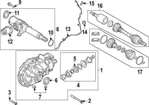Carrier & Front Axles for 2023 Land Rover Range Rover Sport #0
