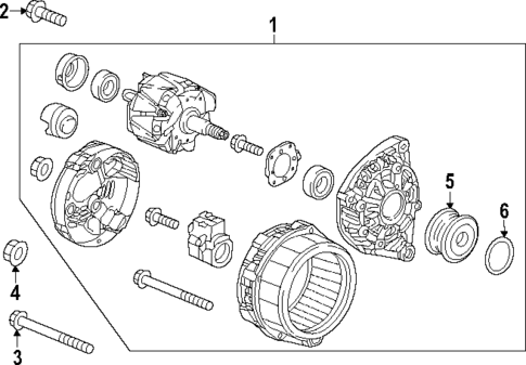 Alternator for 2023 Honda Civic #0