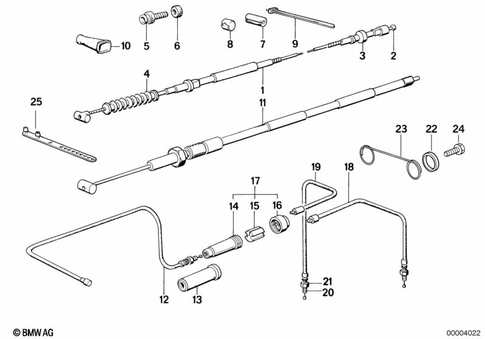 Bowden Cables for 1990 BMW-Motorrad R 100 GS Paris-Dakar #0
