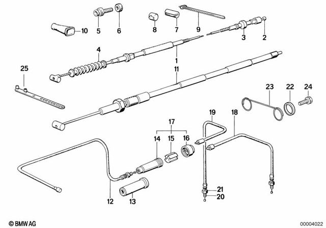 32731242594 - : Choke Cable for BMW-Motorrad Image