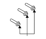 9A700812500 - Engine: Heat Shield Bolt for Porsche Image