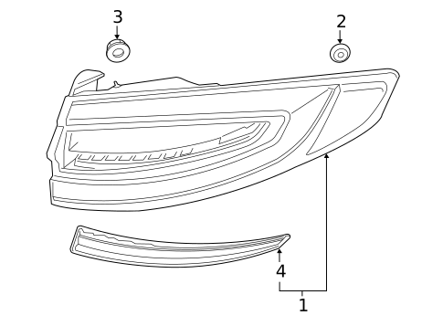 Tail Lamps for 2017 Ford Fusion #0