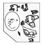 85813477 - Body: Steering Wheel for GM Image
