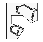 12805879 - : Aperture Assembly for Saab: 9-3 Image