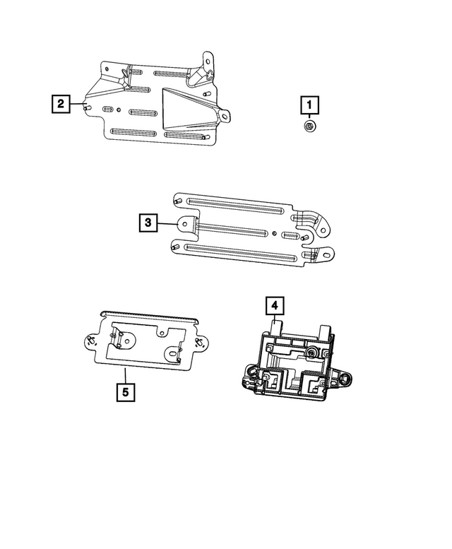 6102612AA - Electrical: Hex Nut And Washer for Mopar Image