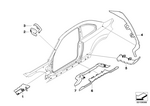 41147076726 - Bodywork: Moulded Part F Wheel Housing Supp.,Right for BMW Image