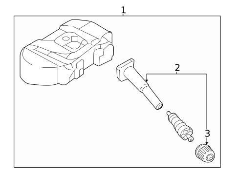 Tire Pressure Monitor Components for 2025 Hyundai Elantra N #0