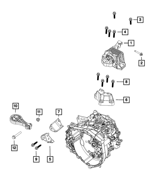 Mounting and Skid Plate for 2017 Jeep Cherokee #0
