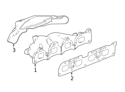 Exhaust Manifold for 2014 Buick LaCrosse #0