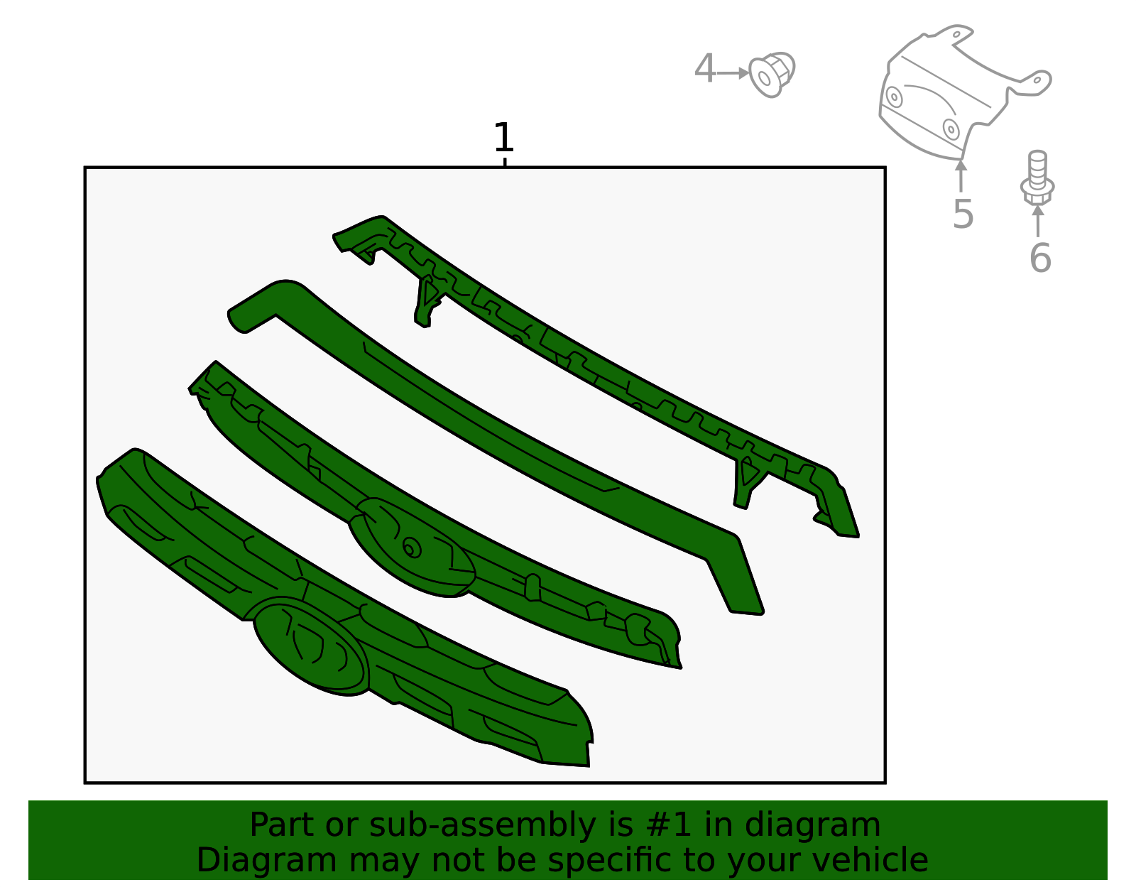 2022-2025 Subaru Forester Upper Grille 91121SJ430 | Subaru Online