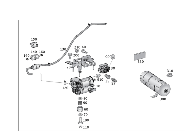 2213280065 - Springs, Suspension and Hydraulic Components: Connection Fitting for Mercedes-Benz: 250, 300S, AMG GT 43, AMG GT 53, AMG GT 63, AMG GT 63 S, AMG GT 63 S E Performance, C350e, C400, C43 AMG, C450 AMG, C63 AMG, C63 AMG S, CL550, CL600, CL63 AMG, CL65 AMG, CLS400, CLS450, CLS53 AMG, CLS550, CLS63 AMG, CLS63 AMG S, E250, E300, E350, E400, E43 AMG, E450, E53 AMG, E550, E63 AMG, E63 AMG S, GL320, GL350, GL450, GL550, GL63 AMG, GLC300, GLC43 AMG, GLC63 AMG, GLC63 AMG S, GLE300d, GLE350, GLE400, GLE43 AMG, GLE450 AMG, GLE550e, GLE63 AMG, GLE63 AMG S, GLS350d, GLS450, GLS550, GLS63 AMG, Maybach S550, Maybach S560, Maybach S600, Maybach S650, ML250, ML320, ML350, ML400, ML450, ML500, ML550, ML63 AMG, R320, R350, R500, S350, S400, S450, S500, S550, S550e, S560, S600, S63 AMG, S65 AMG Image image