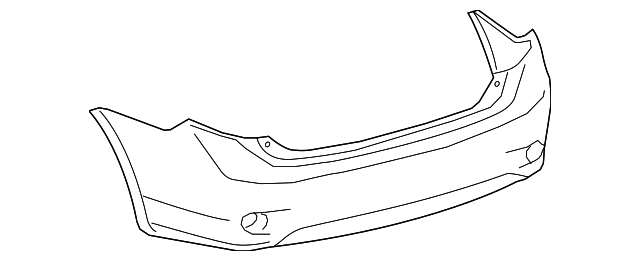 52159-02964 - Cover Rear Bumper 2009-2010 Toyota Corolla