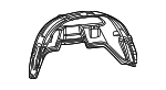 68365745AA - Body: Quarter Panel Splash Shield for Mopar Image