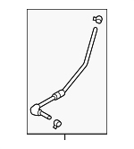 25451D3000 - Cooling System: Overflow Hose for Hyundai Image