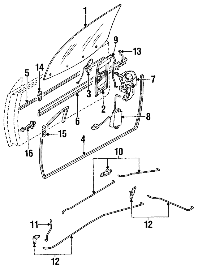 8042201G00 - : Upper Hinge for INFINITI: M30 Image
