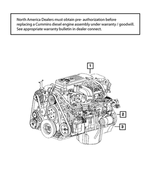 R8071553AA - 6.7L Turbo Diesel; Engine: Complete Engine, Remanufactured for Mopar Image