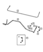 5151803AA - Rear Suspension: Stabilizer Bar Link for Mopar Image