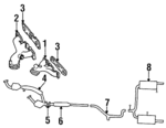 F5DZ9430C - Exhaust: Manifold for Ford: Taurus | Mercury: Sable Image
