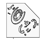 582702W000 - Brakes: Parking Brake for Hyundai Image
