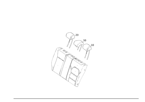 Head Restraint for 2016 Mercedes-Benz GLA250 #0