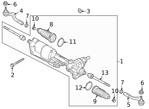 Steering Gear & Linkage for 2017 Audi A5 Quattro #1