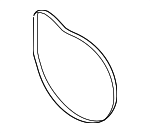 11517508535 - Cooling System: Water Pump Assembly Gasket for BMW: 545i, 550i, 645Ci, 650i, 745i, 745Li, 750i, 750Li, 760i, 760Li, Alpina B7, X5 Image