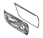 N2Y05902XD - Body: Door Shell for Mazda: MX-5 Miata Image