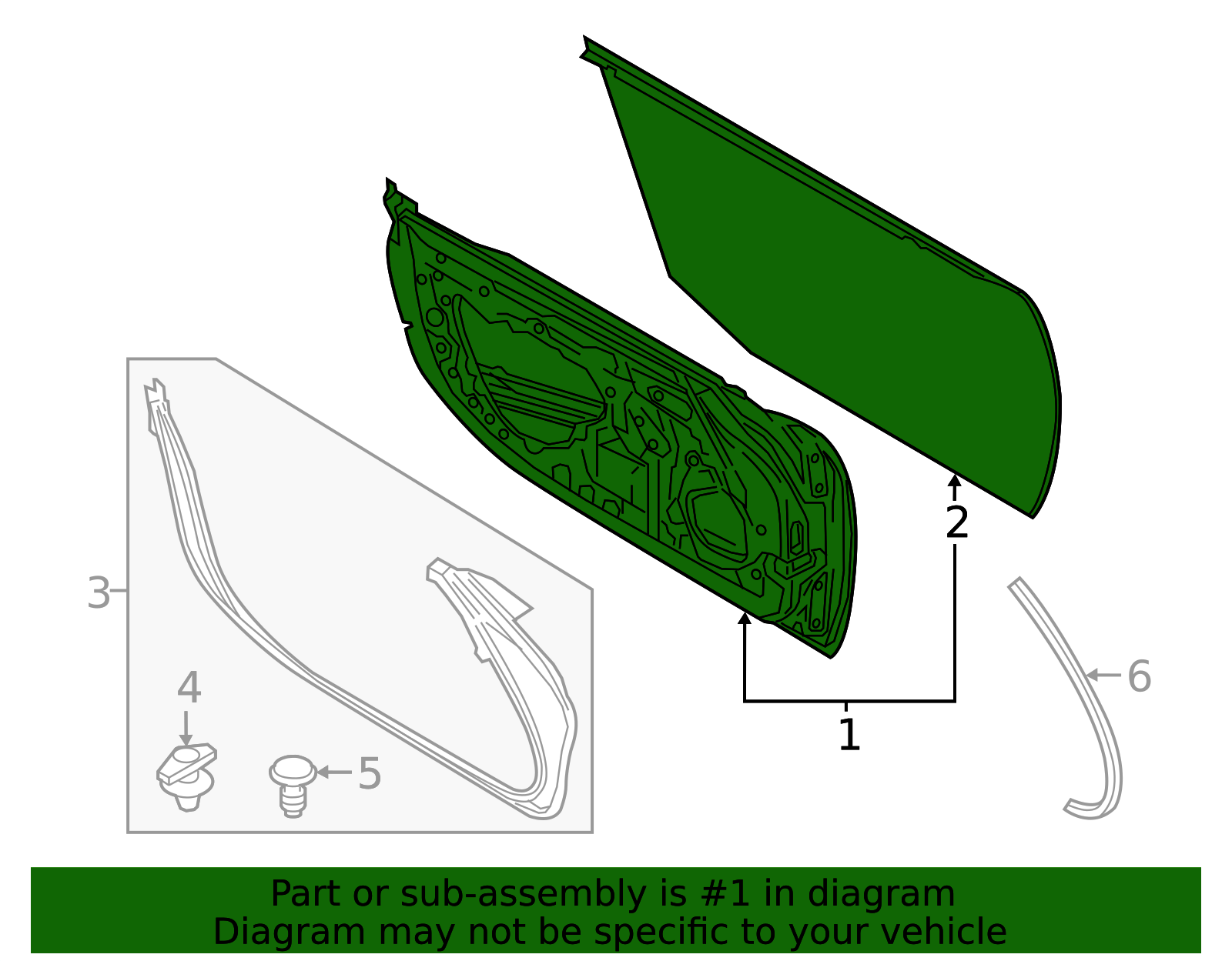 2016-2025 Mazda MX-5 Miata Door Shell N2Y0-58-02XD | Mazda Parts