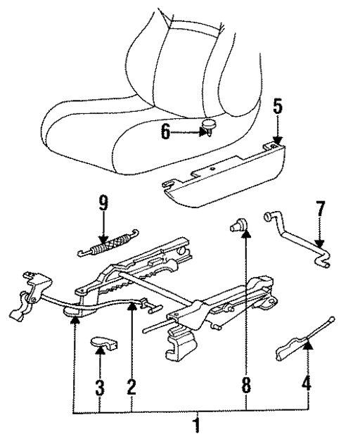 Tracks & Components for 2002 Pontiac Firebird #1
