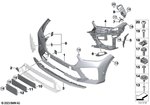 51118086206 - : Bumper Bracket Right for BMW Image