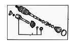 434100E360 - : Axle Assembly for Toyota: Highlander Image