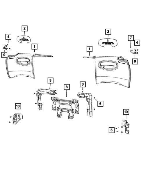 Panels-Moldings-Scuff Plates, Pillar, Cowl, 1/4 Panel Trim and Cargo Covers for 2015 Dodge Viper #1