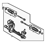 HB5Z3504VA - Steering: Gear Assembly for Ford: Police Interceptor Utility Image