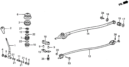 Shift Lever for 1984 Honda Civic | Parts Performance Honda