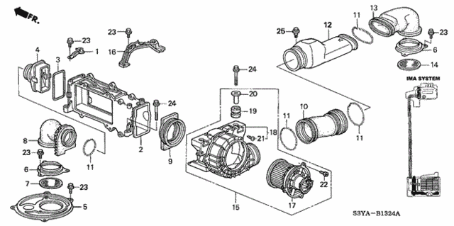 IMA PDU Cooling Unit for 2005 Honda Insight #0