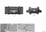 61319384805 - Vehicle Electrical System: Switch, Seat Heater, Left Rear for BMW Image