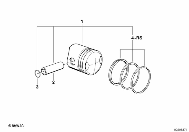 11251338335 - : Piston for BMW-Motorrad Image