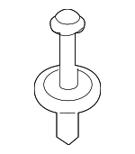 51718259788 - Body: Rocker Molding Rivet for BMW: 528i, 528i xDrive, 535d, 535d xDrive, 535i, 535i GT, 535i GT xDrive, 535i xDrive, 550i, 550i GT, 550i GT xDrive, 550i xDrive, 640i, 640i xDrive, 650i, 650i xDrive, 740i, 740Ld xDrive, 740Li, 740Li xDrive, 750i, 750i xDrive, 750Li, 750Li xDrive, 760Li, ActiveHybrid 5, ActiveHybrid 7, M5, M6 Image