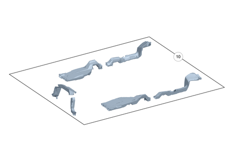 Cable Covers and Cable Ducts for 2024 Mercedes-Benz E350 #0