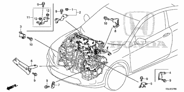 Engine Wire Harness Stay (L4) for 2016 Honda Accord #0